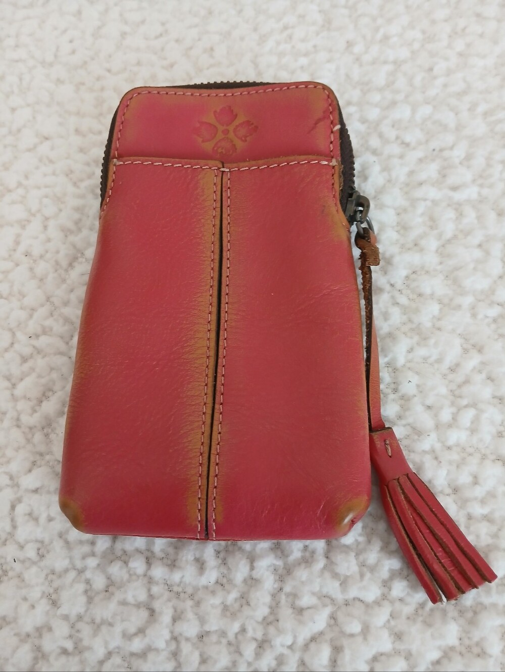 Patricia Nash Pink Overdye Wristlet